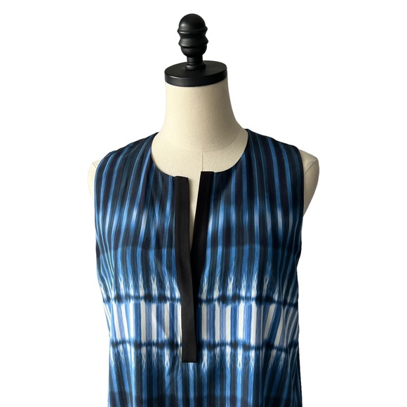 Vince Revolve Silk Printed Tie Dye Silk Layer Dress | LARGE - Picture 4 of 11